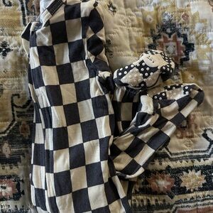 Lou Lou & Company Checkered Footie